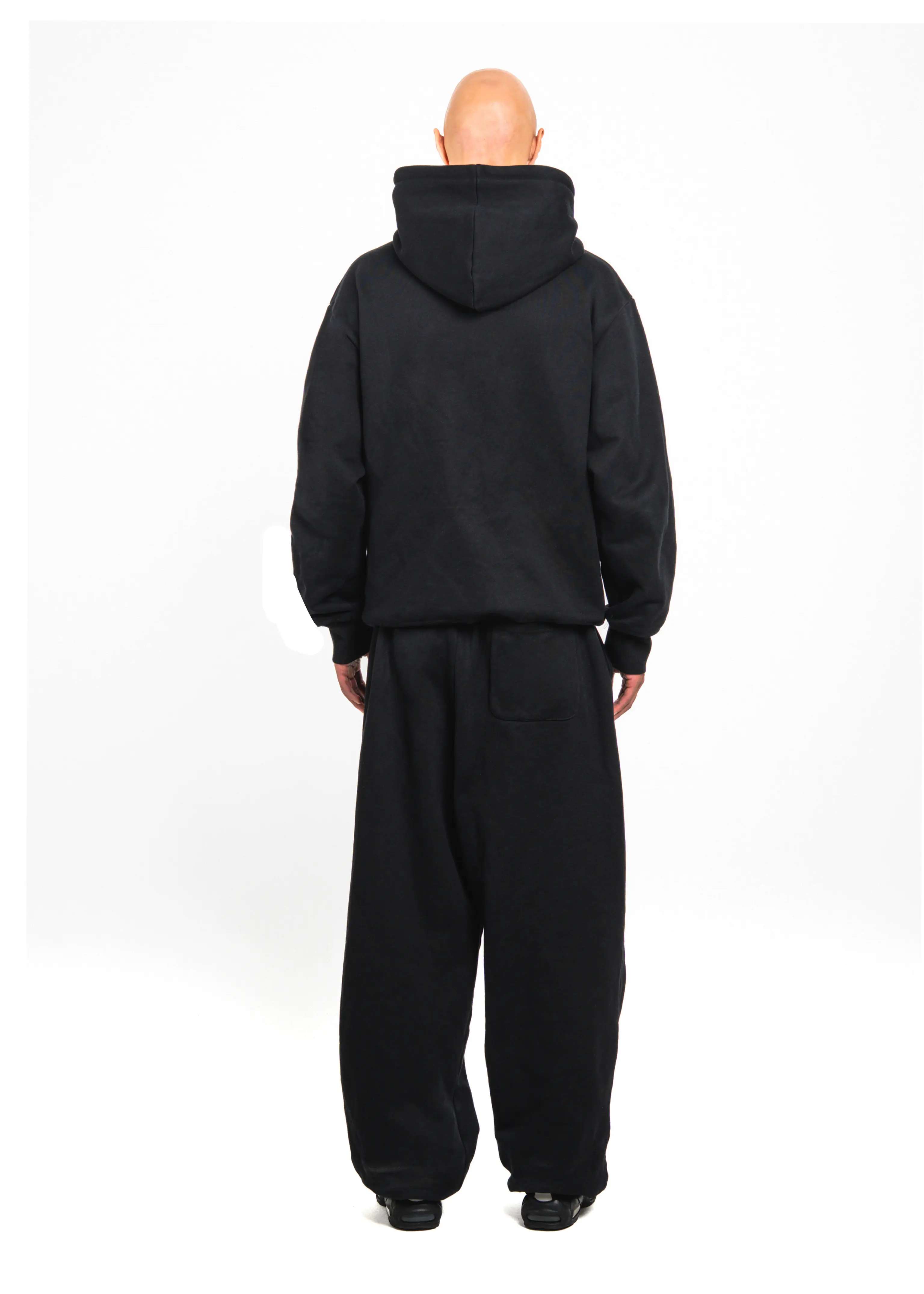 BLACK CRV SILK SWEATPANTS - Image 3