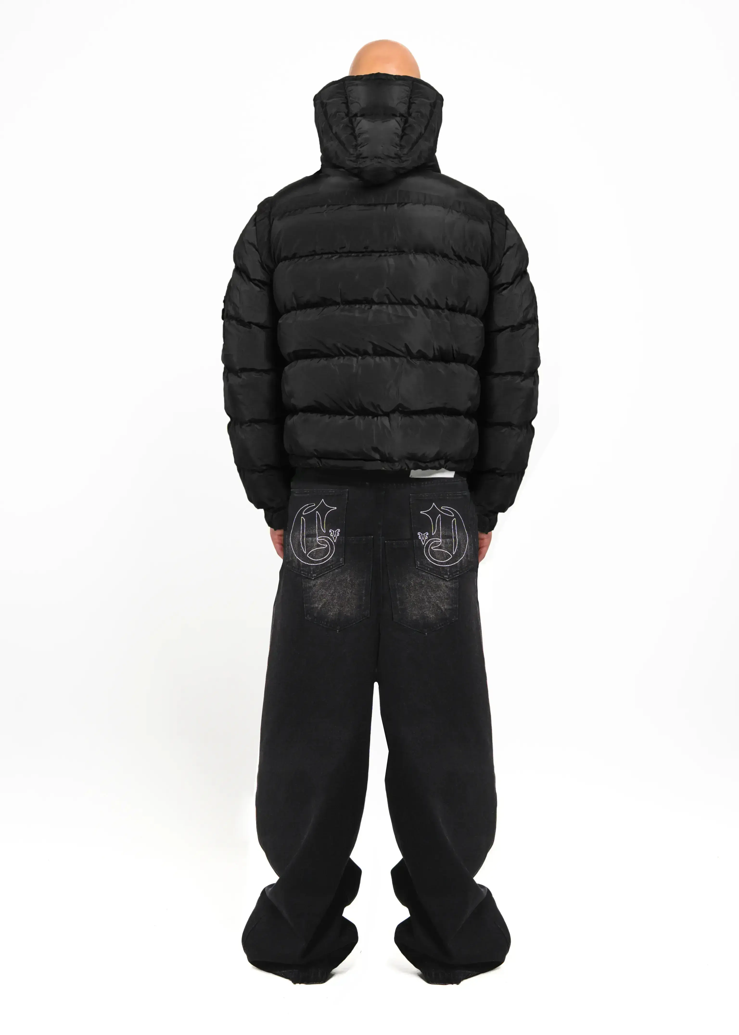 Matte Black Technical Puffer - Image 6