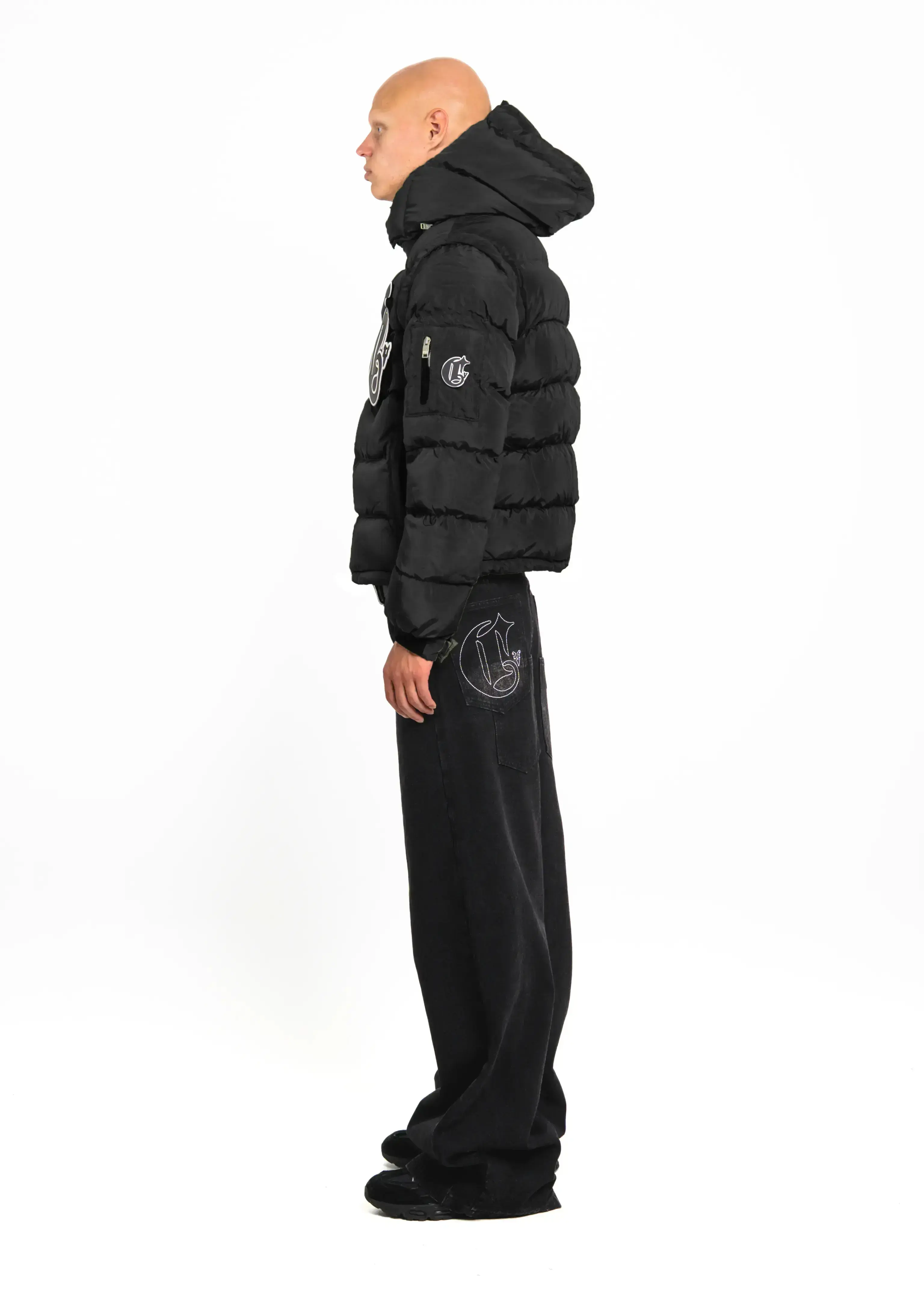 Matte Black Technical Puffer - Image 7