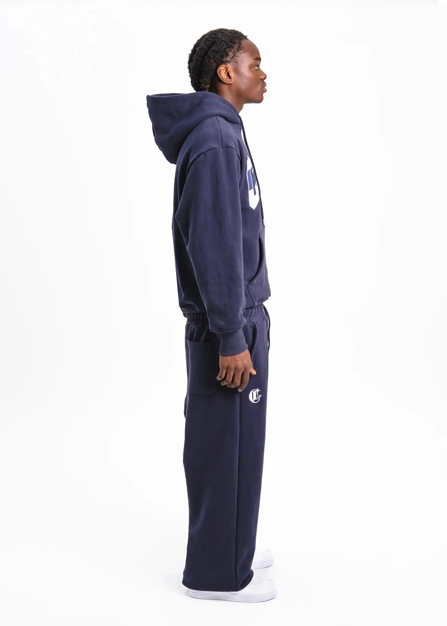 NAVY FINLAND FLAG HOODIE - Image 3