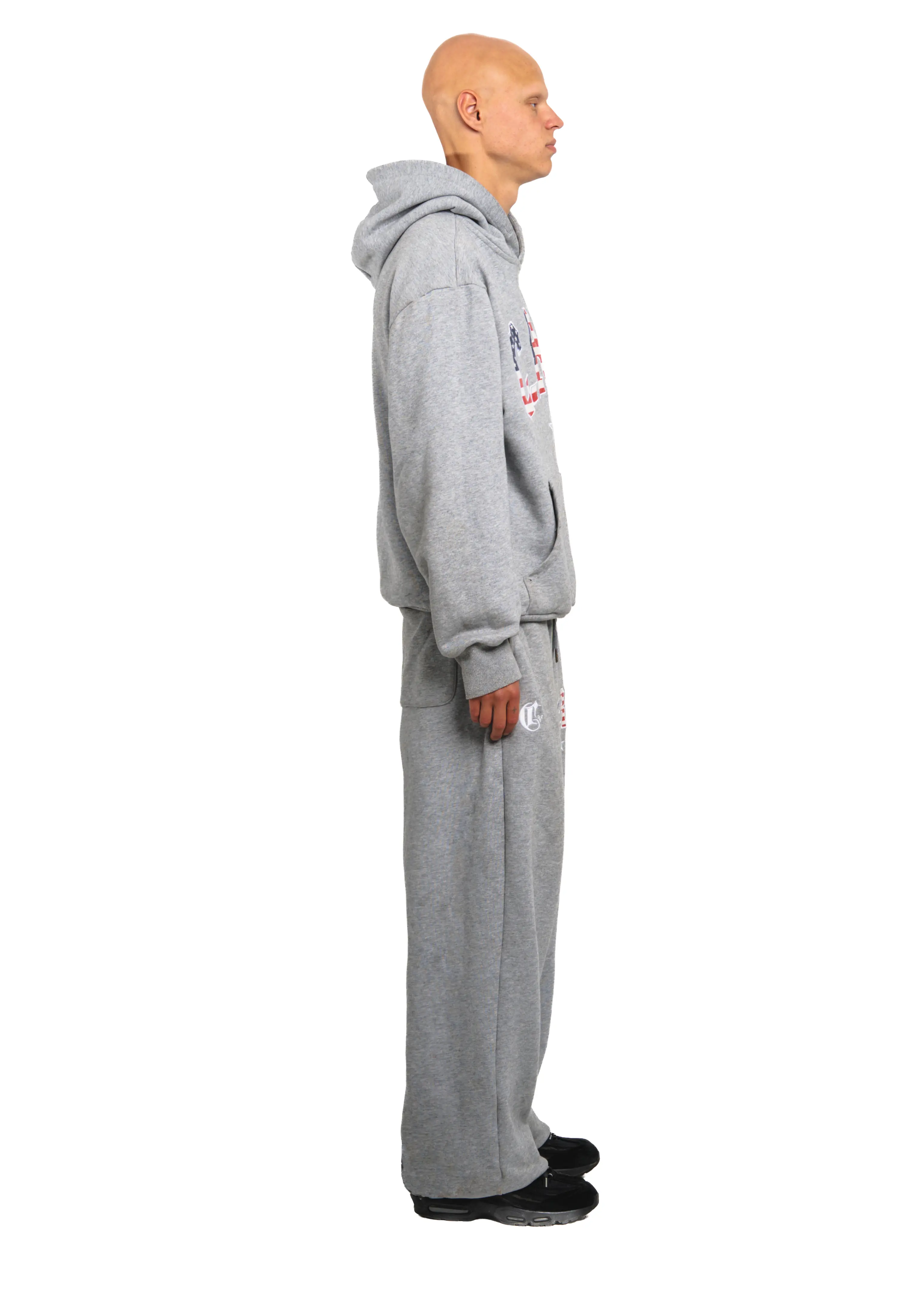 GREY US FLAG CRV SWEATPANTS - Image 3
