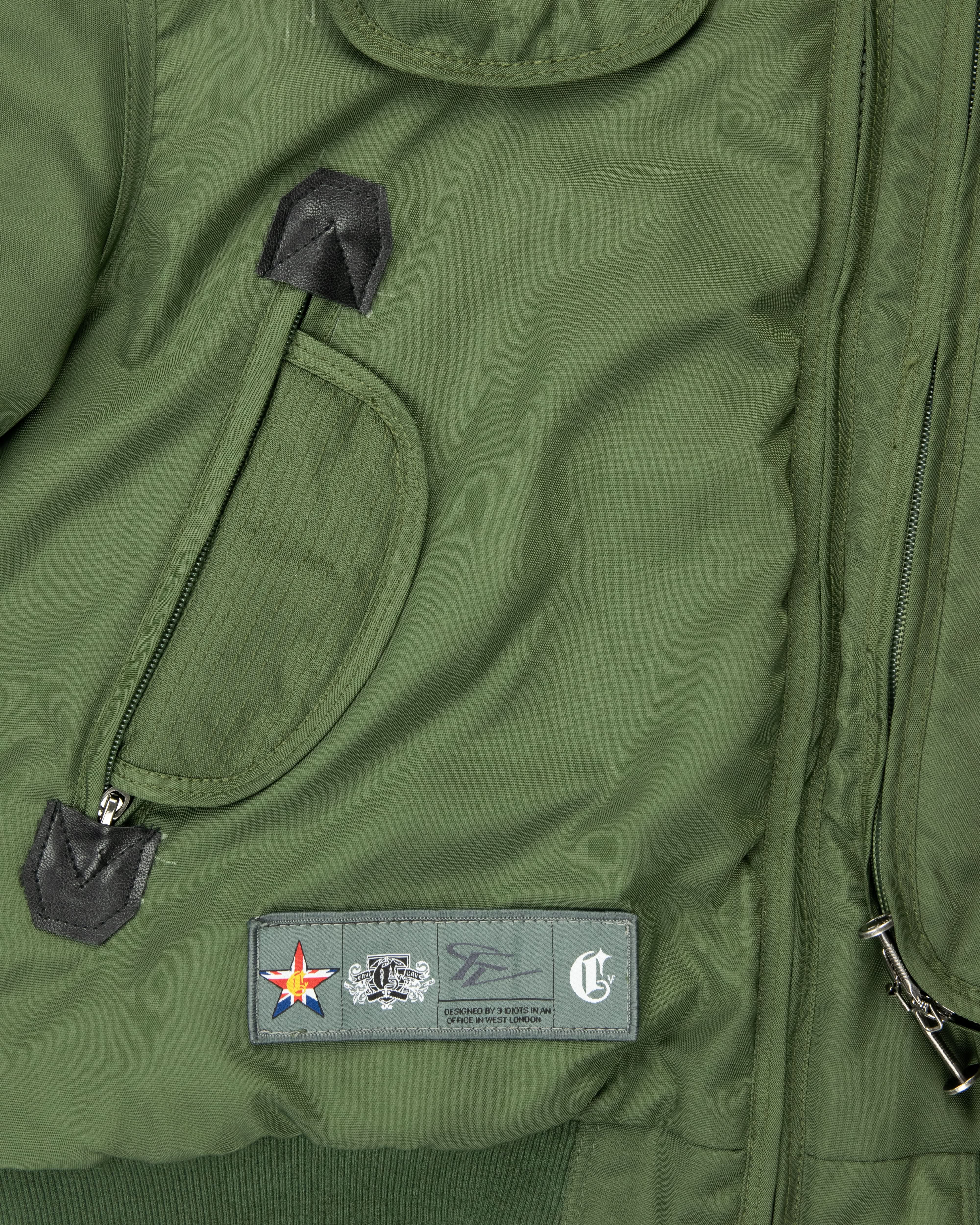 Khaki Leopard Fur Hooded Jacket - Image 3
