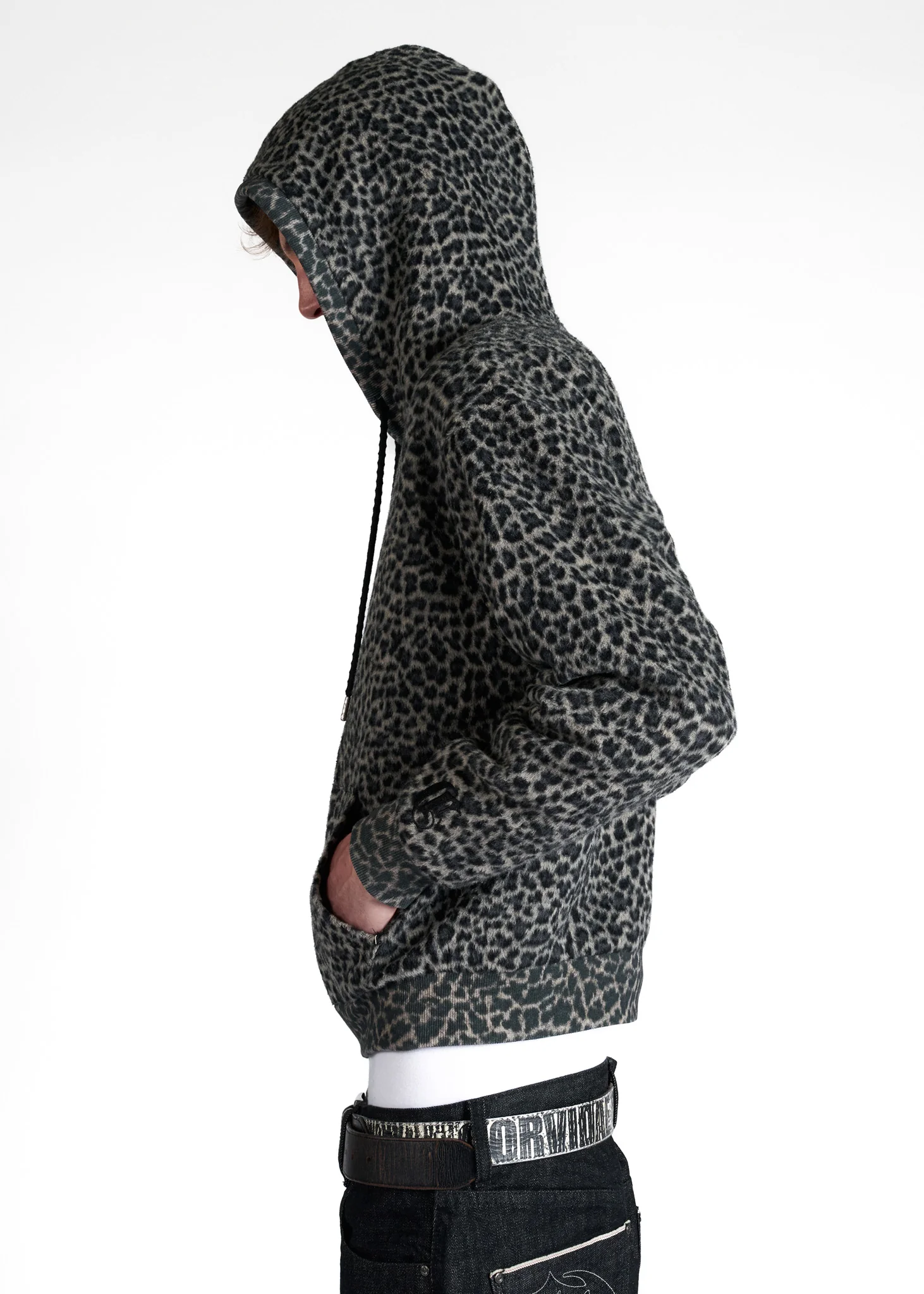 LEOPARD FUR HOODIE (REVERSIBLE) - Image 5