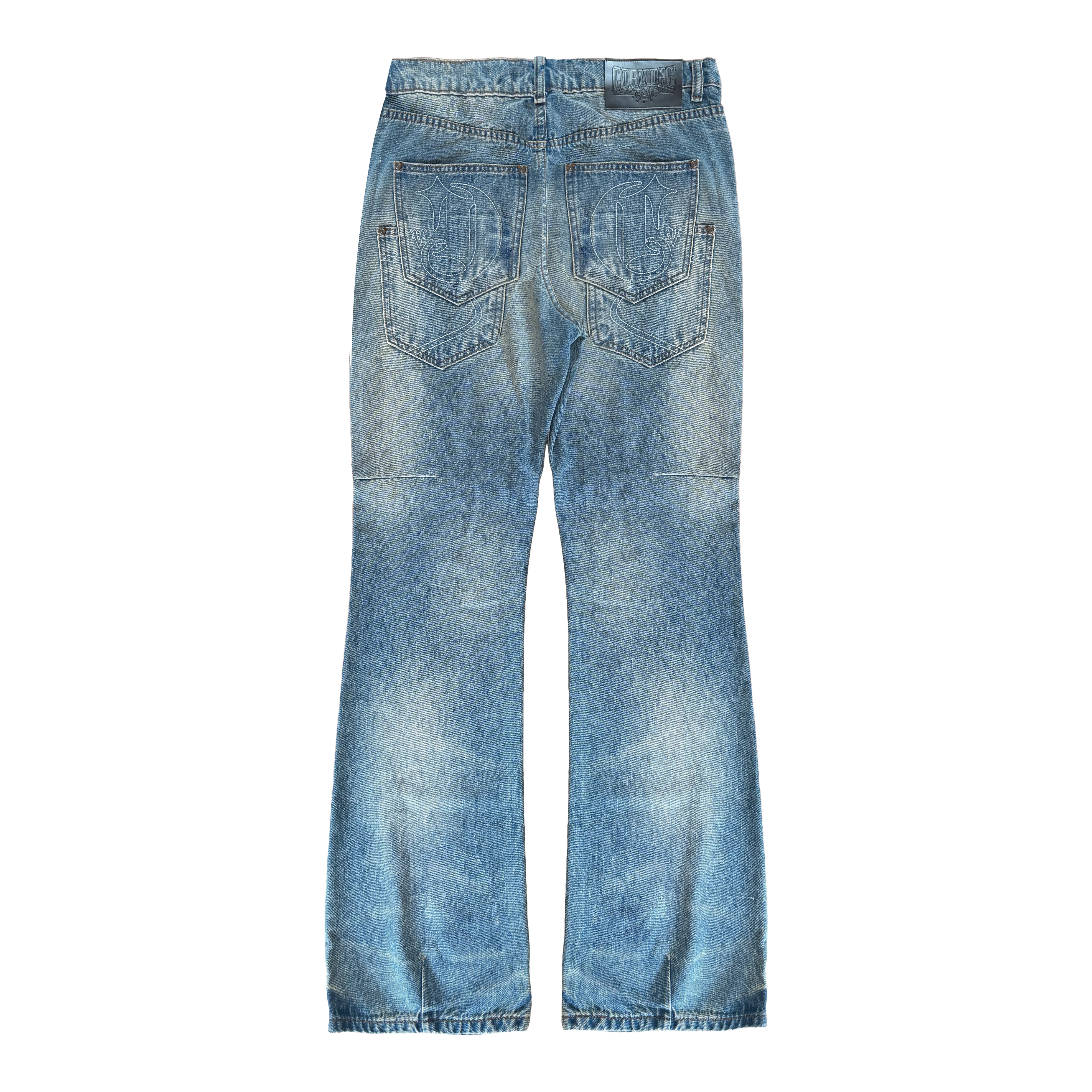LIGHT BLUE BOOTCUT JEANS - Image 3