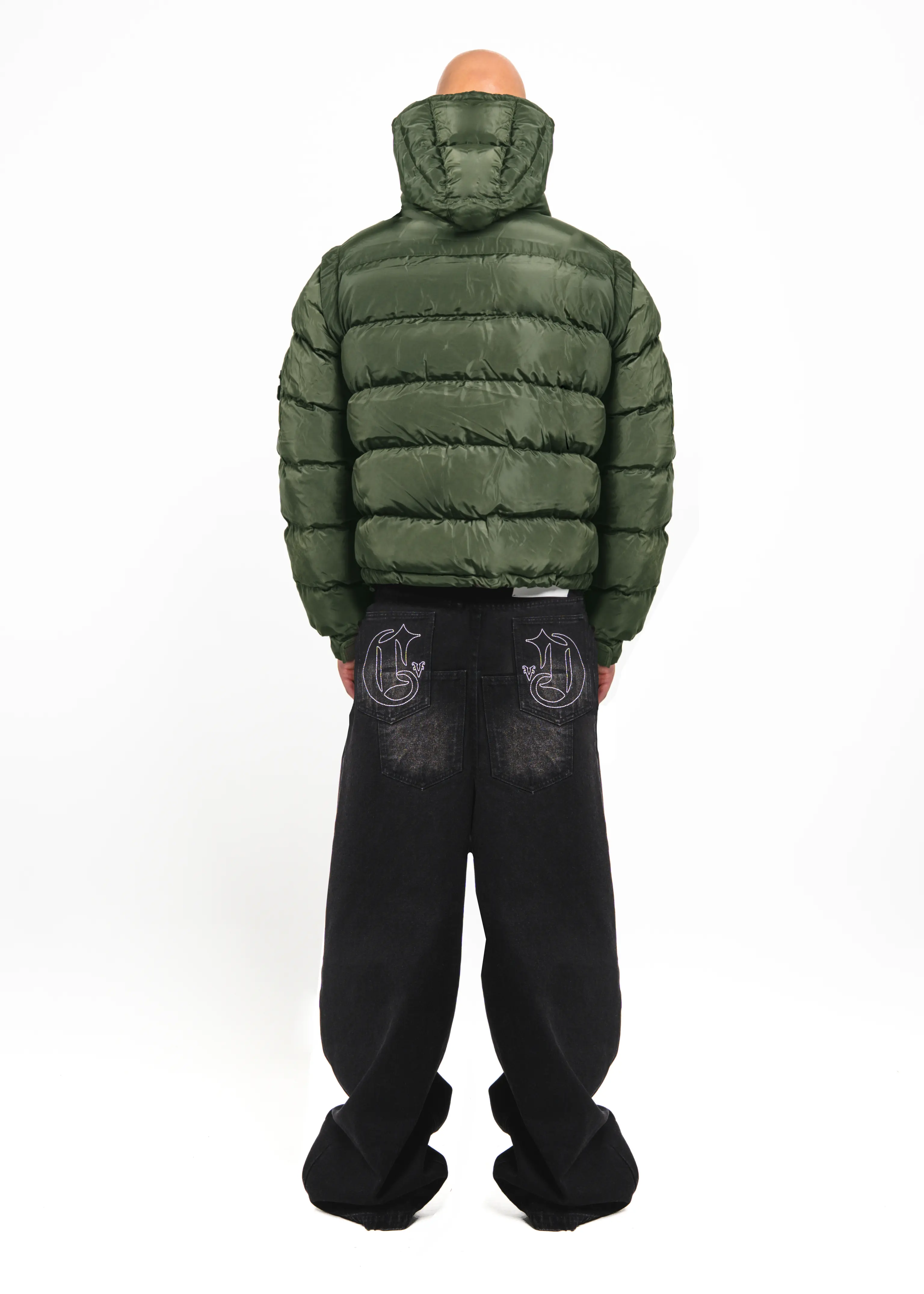 Green Technical Puffer - Image 6