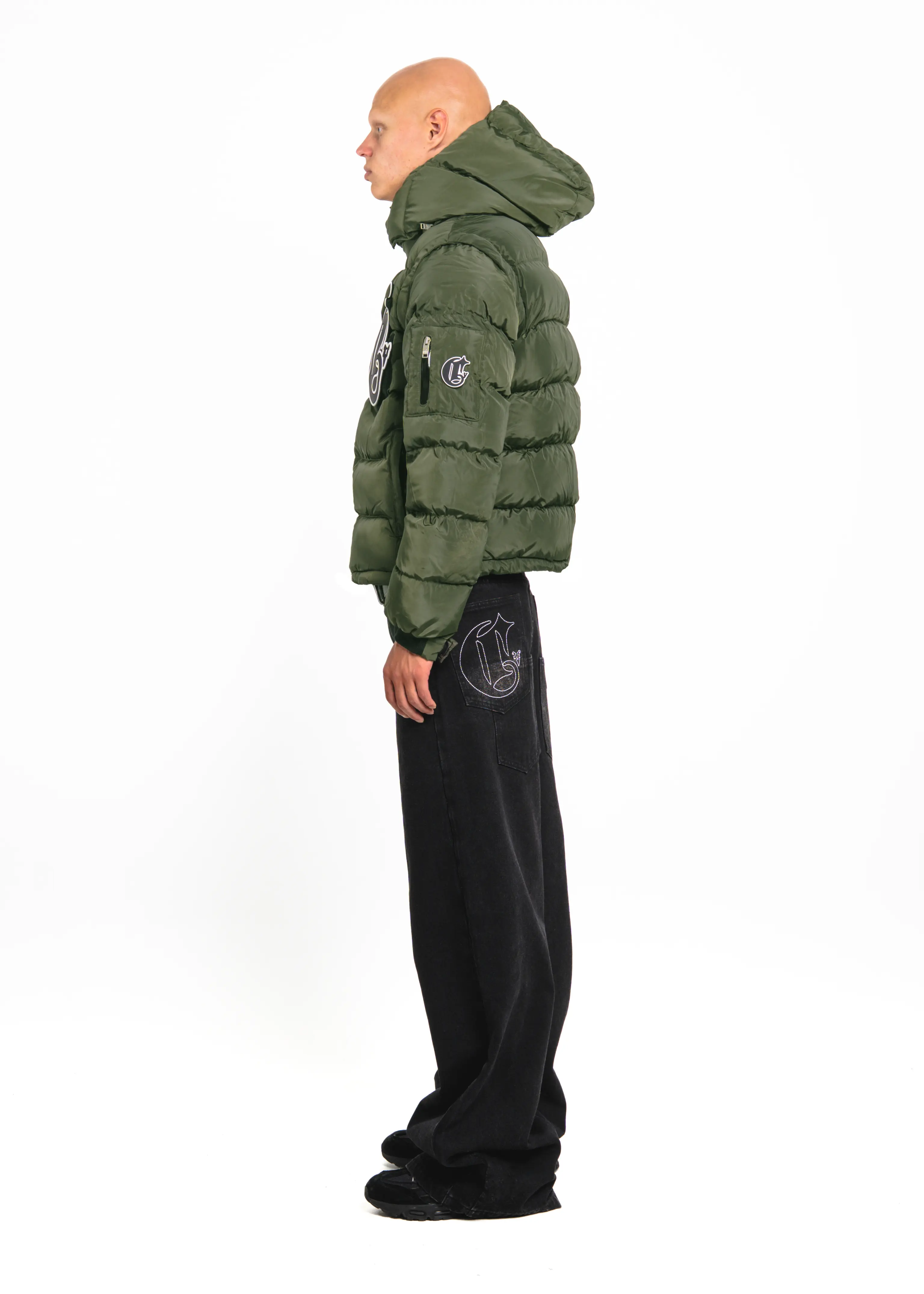 Green Technical Puffer - Image 7