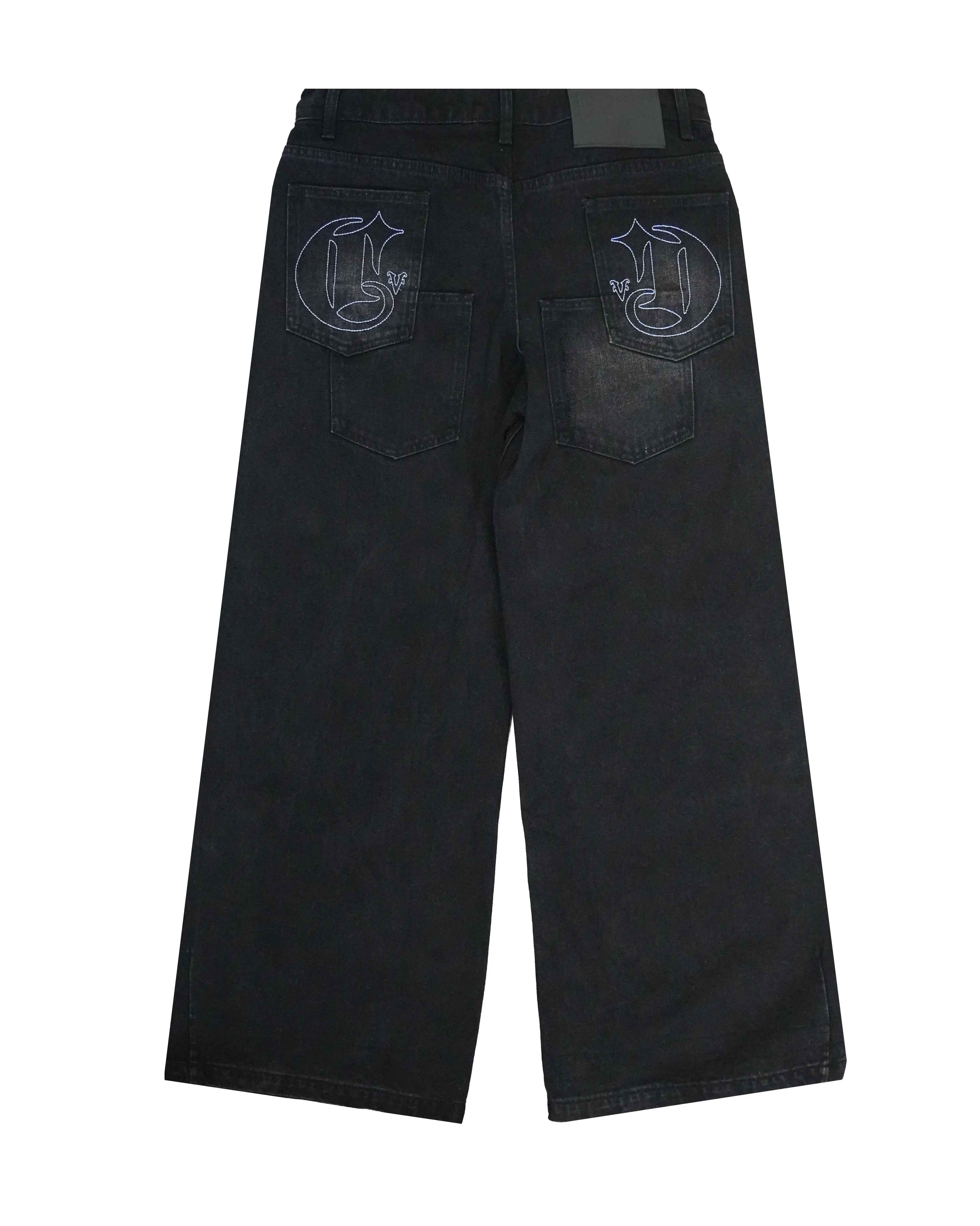 RHINO BAGGY CUT JEANS BLACK - Image 2