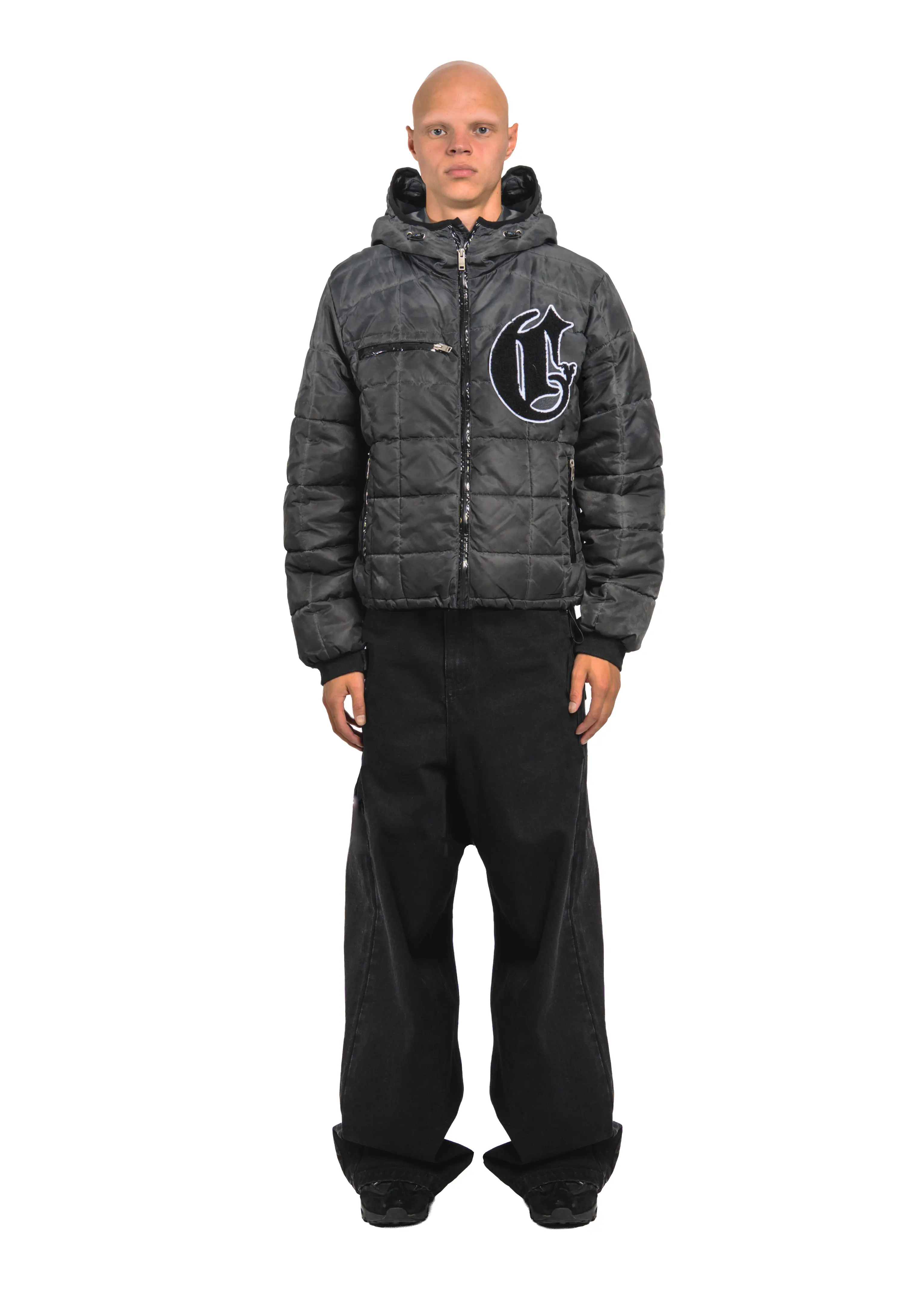 SHADOW GREY SPLIT PUFFER - Image 4