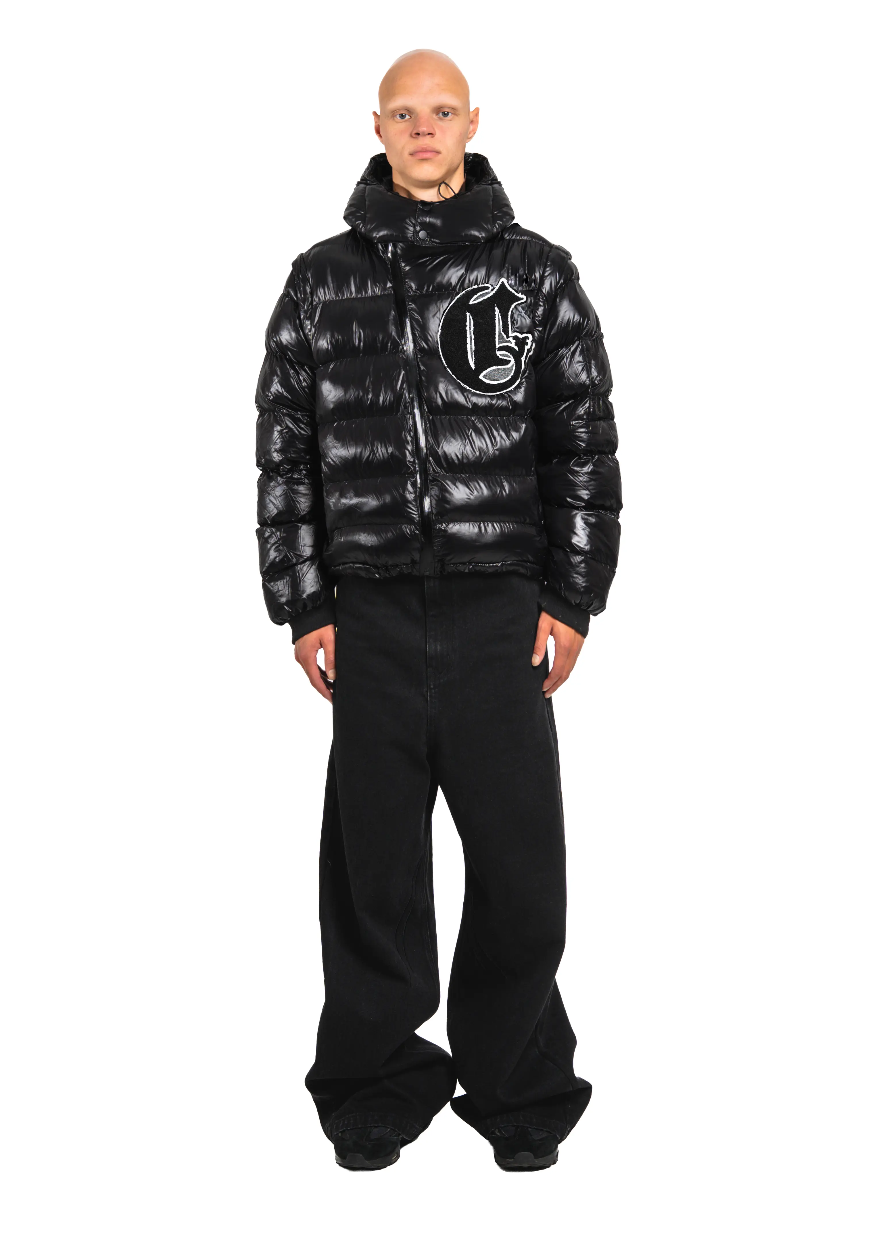 Shiny Black V2 Puffer - Image 4