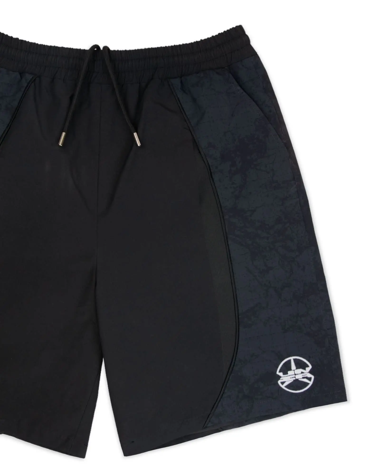 UNIA x CORVIDAE Shell Shorts Black - Image 4