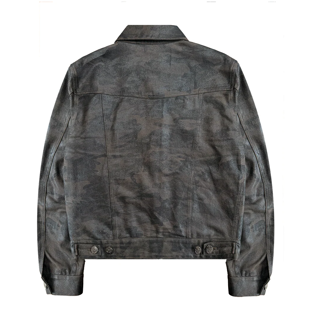 WAX CAMO DENIM JACKET - Image 3