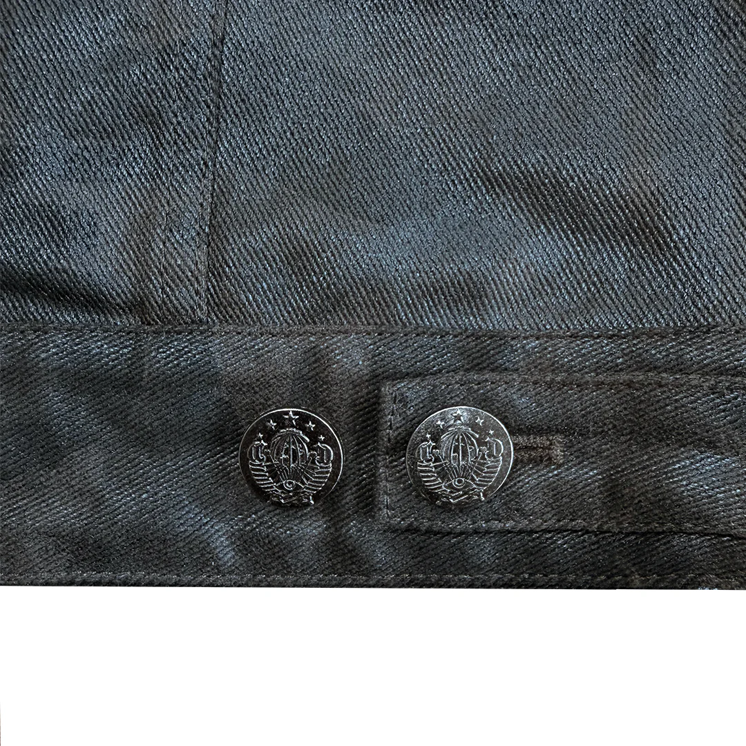 WAX CAMO DENIM JACKET - Image 4