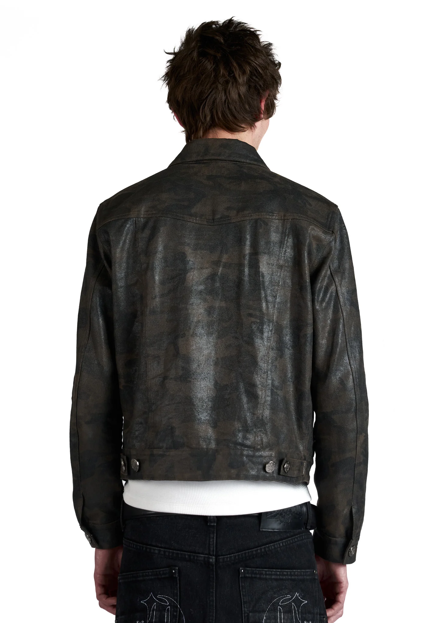WAX CAMO DENIM JACKET - Image 5